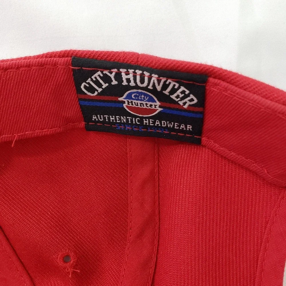 United States Marine Corp Baseball Cap / Hat from City Hunters, Red, Adjustable